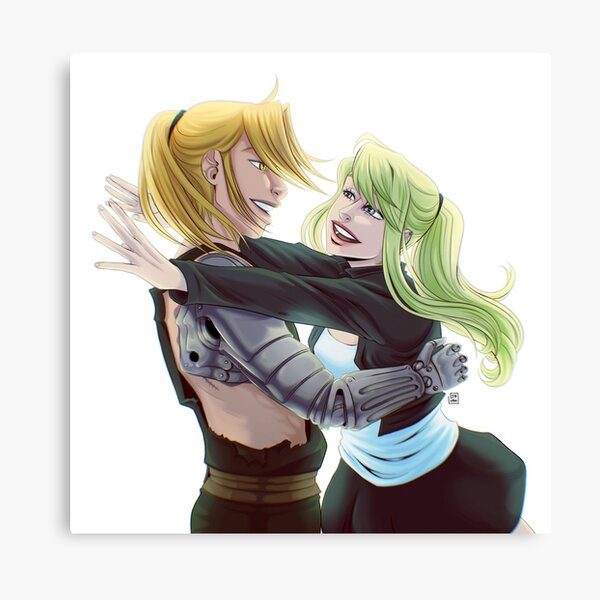 Fullmetal Alchemist - Ed & Winry Impression sur toile