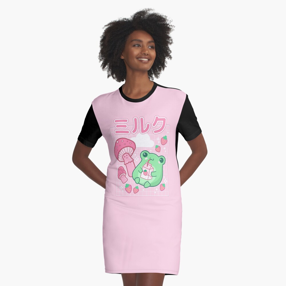Item preview, Graphic T-Shirt Dress designed and sold by MinistryOfFrogs.