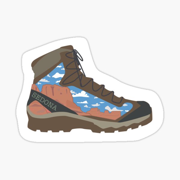 Sedona Hiking Boot Sticker