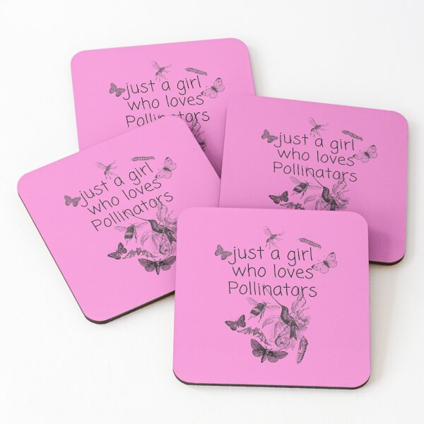 Item preview, Just A Girl Who Loves Pollinators Design designed and sold by EarthArtDesigns.