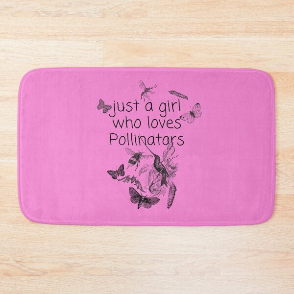 Item preview, Just A Girl Who Loves Pollinators Design designed and sold by EarthArtDesigns.