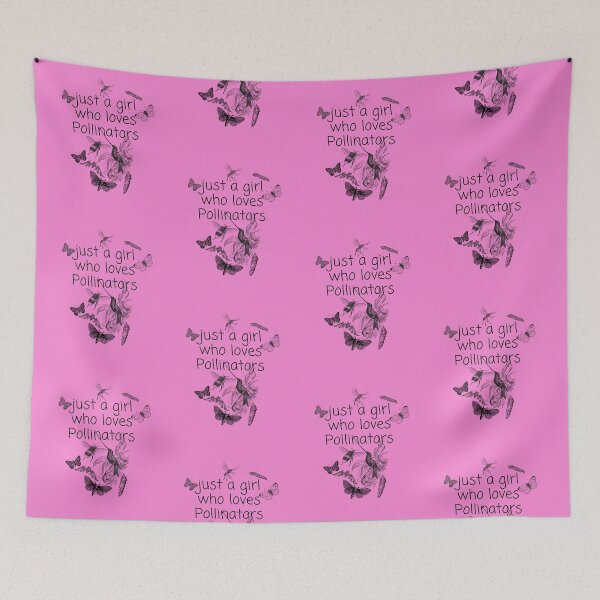 Item preview, Just A Girl Who Loves Pollinators Design designed and sold by EarthArtDesigns.
