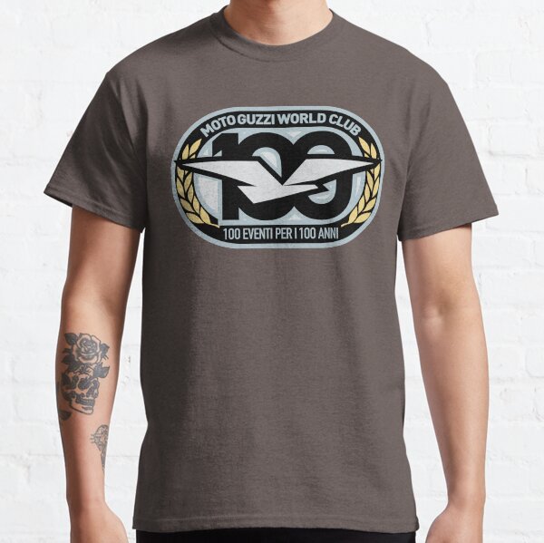 Joyeux anniversaire 100e Moto Guzzi Yeahh T-shirt classique