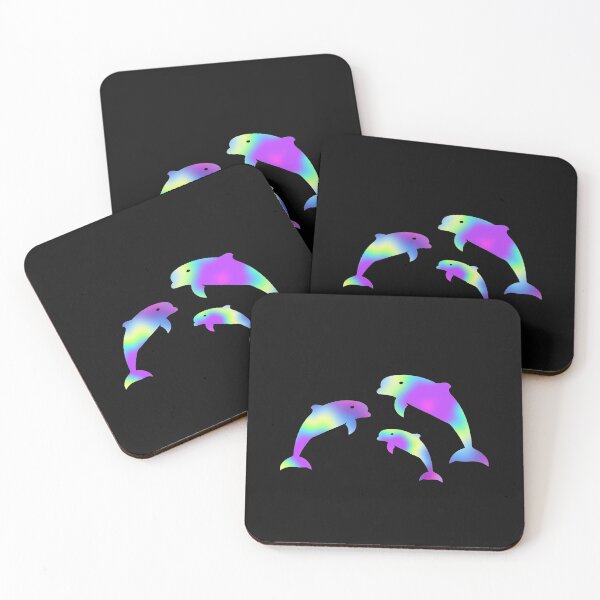 Item preview, Tie Dye Dolphins designed and sold by Tramontane Designs.