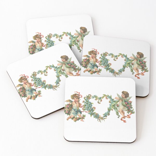 Item preview, Angels, heart, flowers designed and sold by Minty-Freshhh.