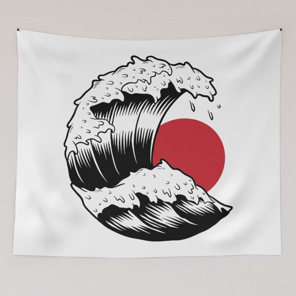 Item preview, Japanese Kanagawa Wave designed and sold by Alarasboy.