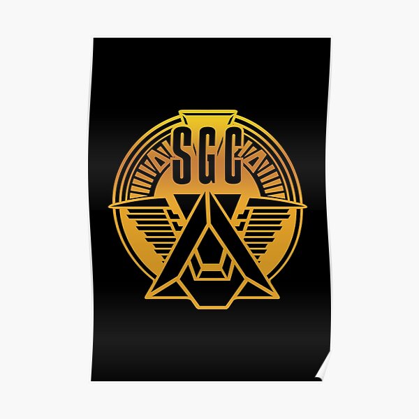 Stargate SGC Gold Poster