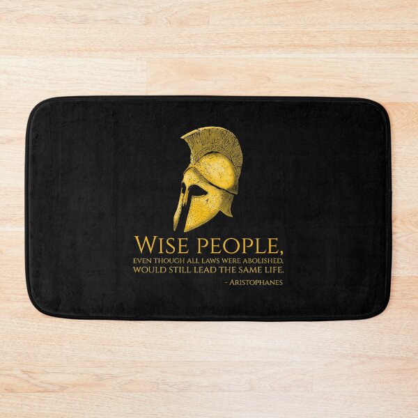 Item preview, Aristophanes Quote On Wise People - Ancient Greek Quote designed and sold by Styrman.