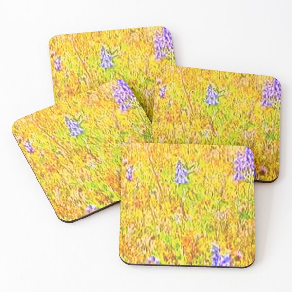 Item preview, Purple flowers and grass pattern designed and sold by ShaegelBagel.