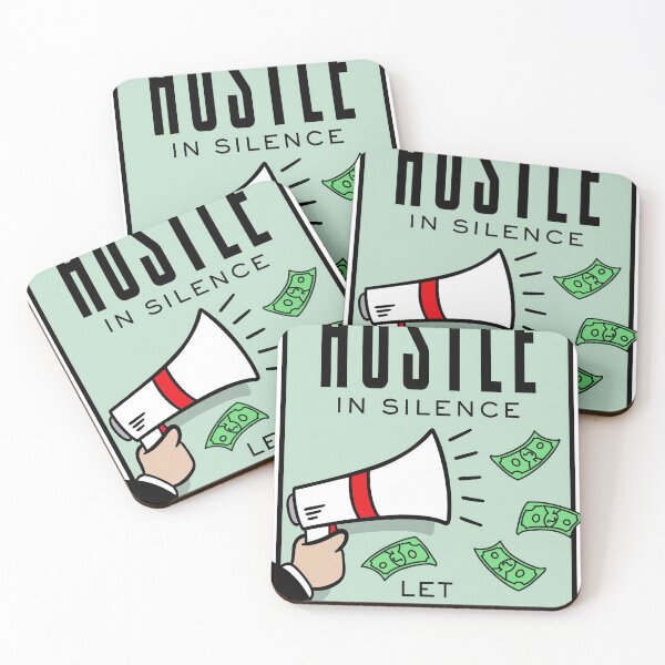 Item preview, Hustle in Silence Let Success Be the Noise Monopoly Motivation Games designed and sold by ConradSignature.