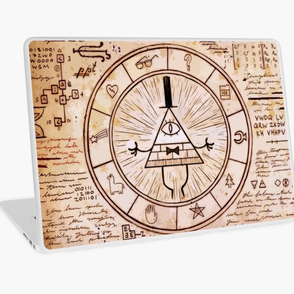 bill cipher spell Laptop Skin