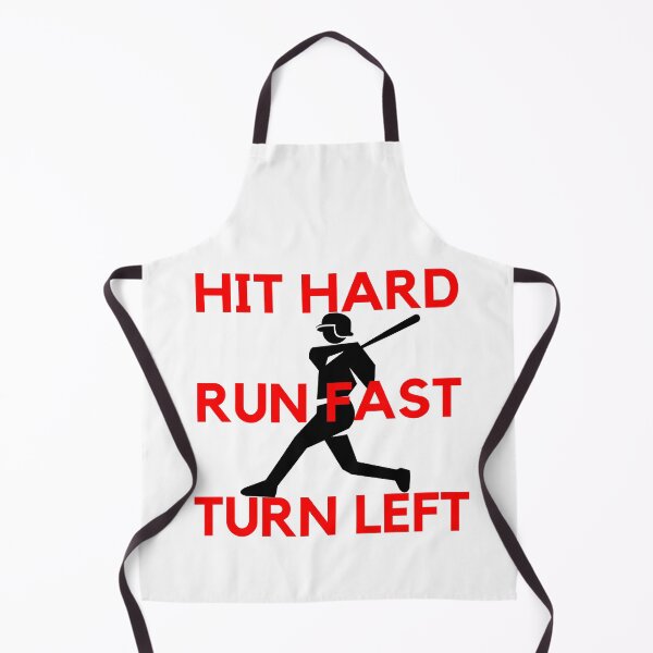 Item preview, Hit hard run fast turn left baseball designed and sold by PRB1989.