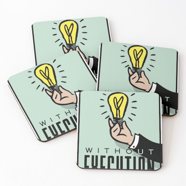 Item preview, Ideas Are Worthless Without Execution Monopoly Motivation Games designed and sold by ConradSignature.