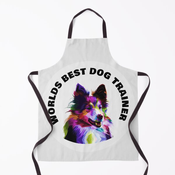 Item preview, Worlds Best Dog Trainer - Sheltie - Rainbow K9 - Black on White designed and sold by NoMatterLab.