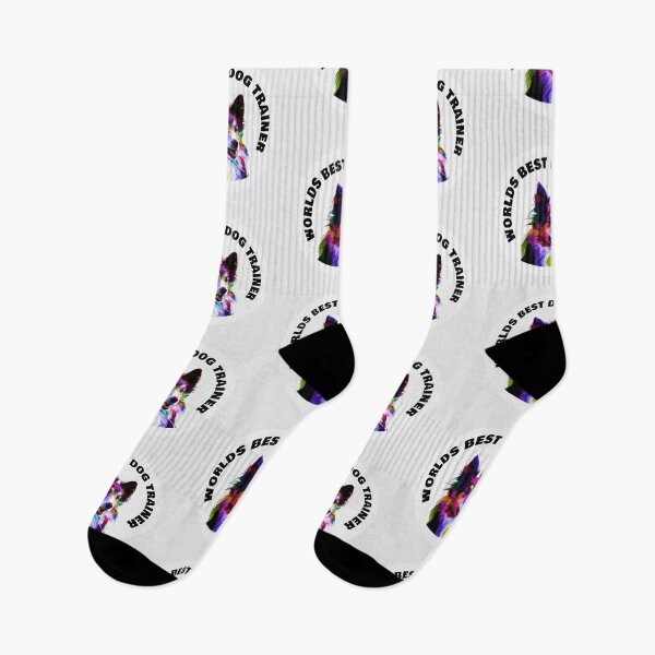 Item preview, Worlds Best Dog Trainer - Sheltie - Rainbow K9 - Black on White designed and sold by NoMatterLab.