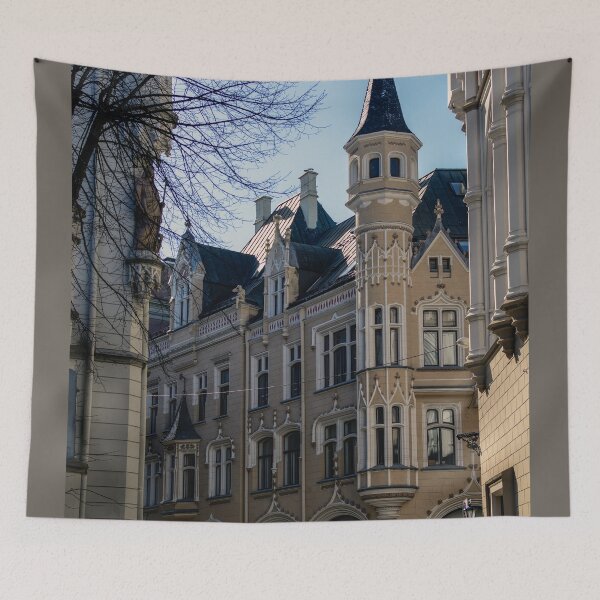 Item preview, Empty street of Old Riga Town designed and sold by lena-maximova.