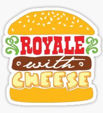 Pulp Fiction - Royale with cheese Sticker