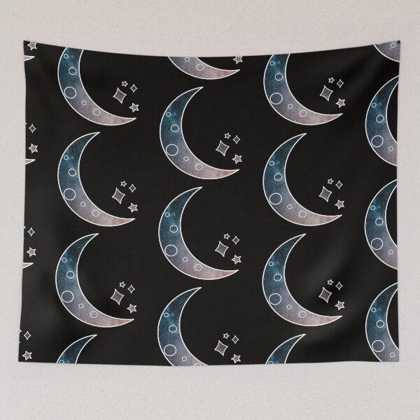 Item preview, Moon with galaxy pattern designed and sold by printernet.