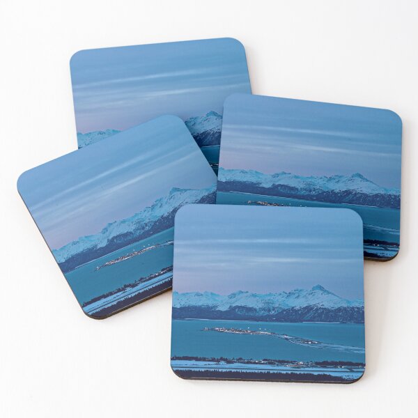 Item preview, Homer Spit and Kenai Mountains in the Early Morning designed and sold by NikaPhotos.