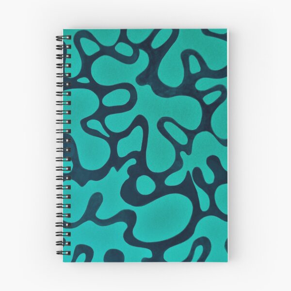 Item preview, turquoise amorphic shapes designed and sold by Valentina-V.