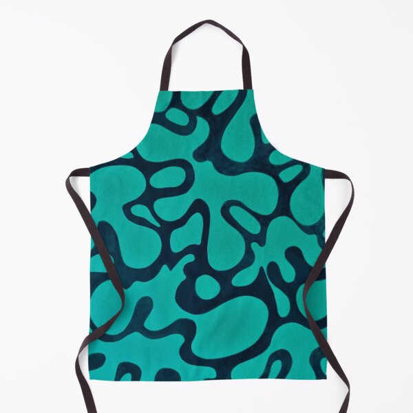 Item preview, turquoise amorphic shapes designed and sold by Valentina-V.