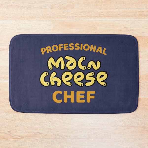 Item preview, Professional mac and cheese chef yellow lettering art designed and sold by Sociojunkie.
