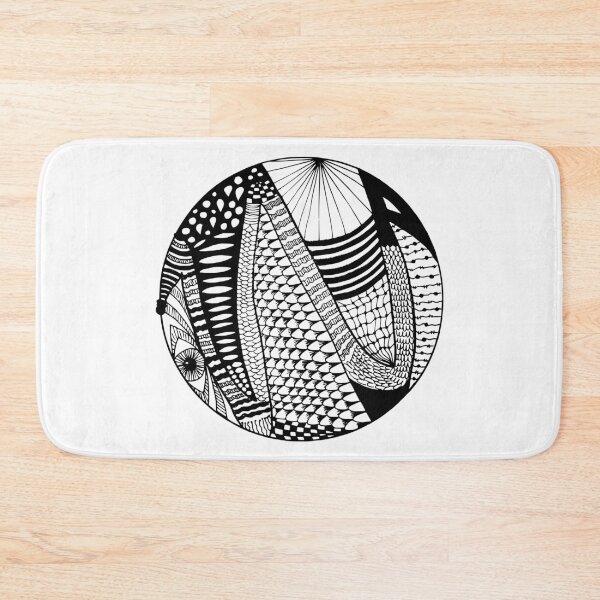 Item preview, Snake Eye Zentangle Circle designed and sold by kerimeart.
