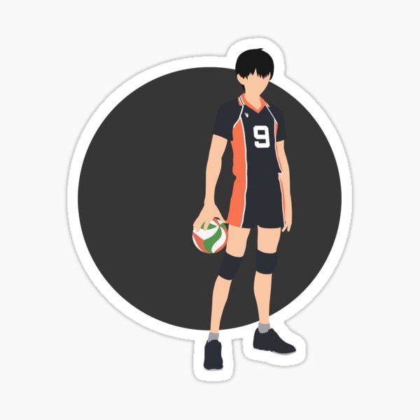hinata shoyo haikyuu colourful anime art print sticker by animedesignx redbubble