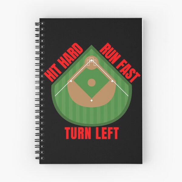 Item preview, Hit hard run fast turn left baseball designed and sold by PRB1989.