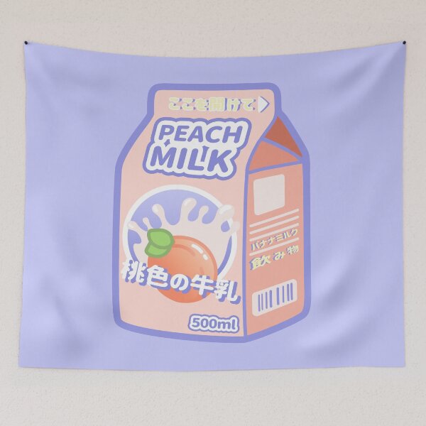 Item preview, Peach Milk - Sweet Korean Drink designed and sold by Nossikko.
