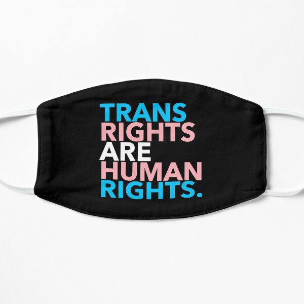  Trans Rights are Human Rights 2.1 Flat Mask