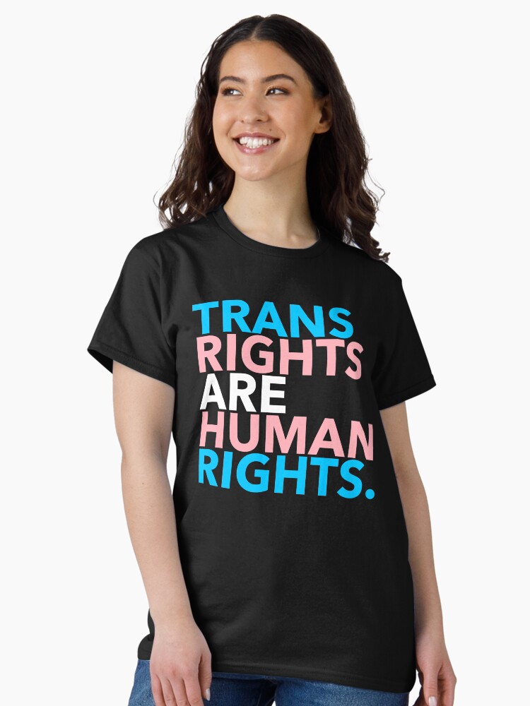 Thumbnail 1 von 7, Classic T-Shirt, Trans-Rechte sind Menschenrechte 2.1 designt und verkauft von Thelittlelord.