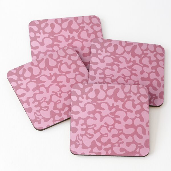 Item preview, dusty rose amorphic shapes designed and sold by Valentina-V.