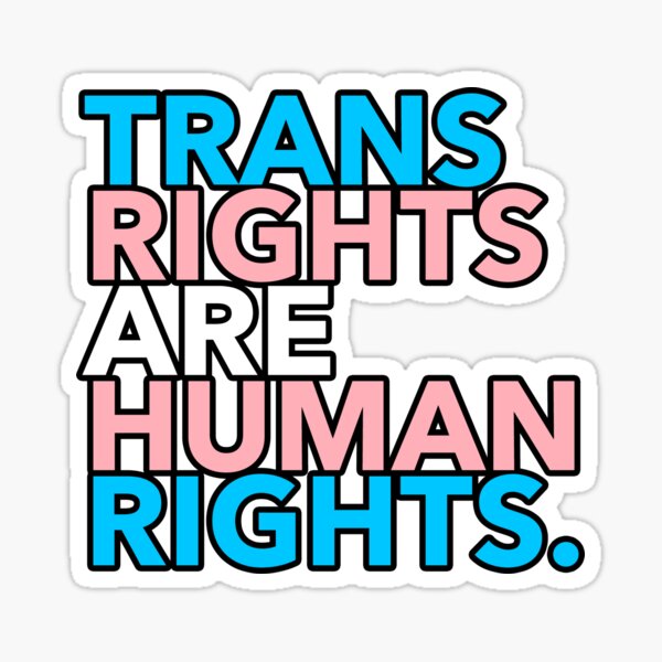 Trans Rights are Human Rights 2.2 Sticker