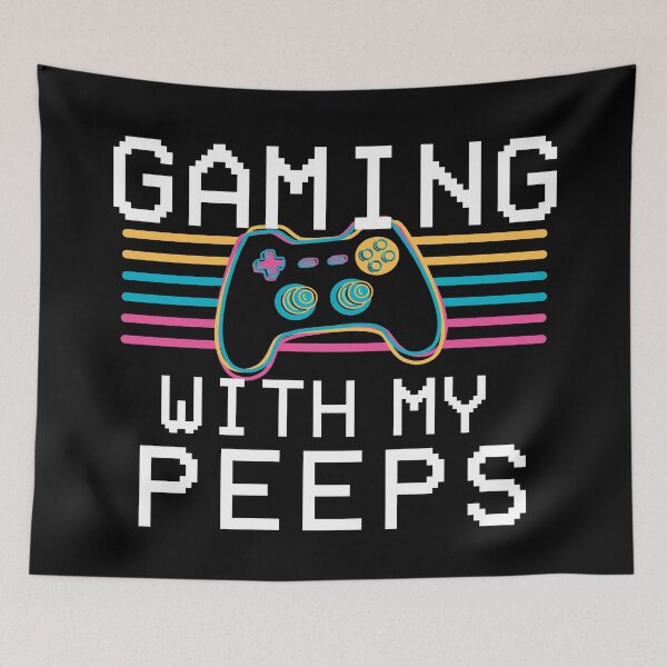 Item preview, Gaming With My Peeps Funny Easter Saying for Gamers designed and sold by SimpleConceptCo.