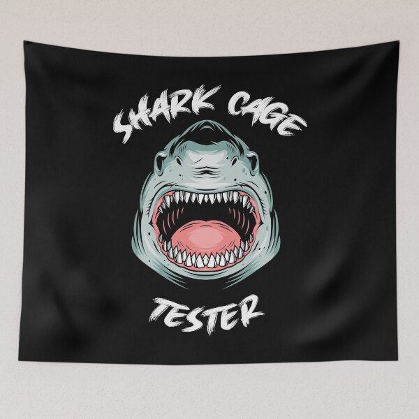 Item preview, Shark Cage Tester - funny sarcastic amputee awareness gift  designed and sold by gook78.