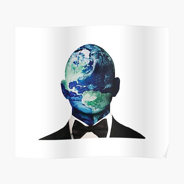 Mr Worldwide es tierra Póster