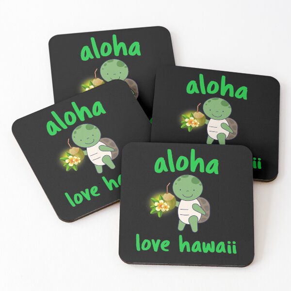 Item preview, Aloha love Hawaii Cute Funny Sea Turtle designed and sold by DARBOL-DESIGN.