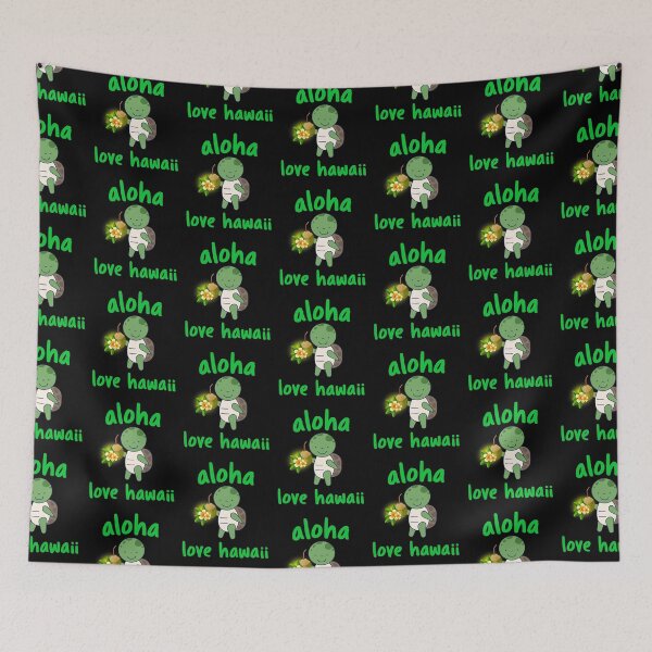 Item preview, Aloha love Hawaii Cute Funny Sea Turtle designed and sold by DARBOL-DESIGN.
