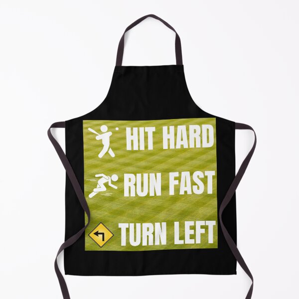 Item preview, Hit hard run fast turn left baseball designed and sold by PRB1989.