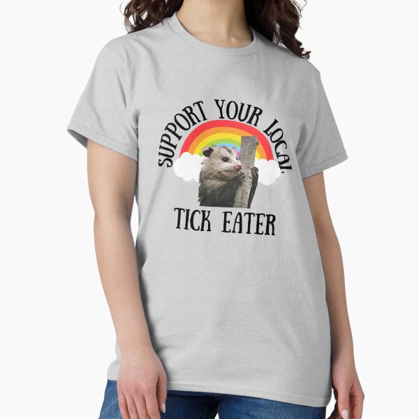 Artikel-Vorschau von Opossum Rainbow Art, unterstütze Zeckenfresser!, designt und verkauft von DakodaDesigns.