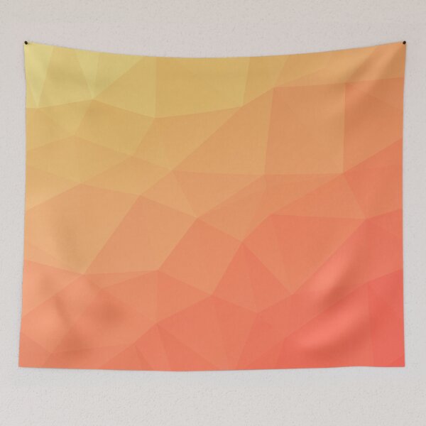 Item preview, yellow orange triangle pattern Throw Blankets designed and sold by JD369.