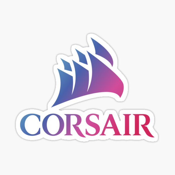 Logo Corsair RVB Sticker