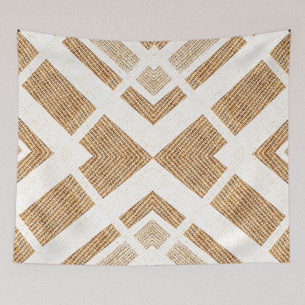 Item preview, Vintage Triangle pattern Throw Blankets designed and sold by JD369.