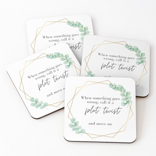 Item preview, When something goes wrong, call it a plot twist designed and sold by ashleymanske.