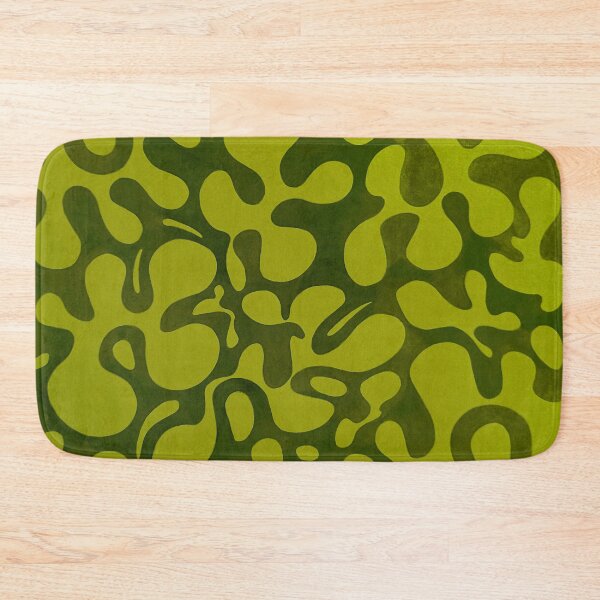 Item preview, olive green amorphic shapes designed and sold by Valentina-V.