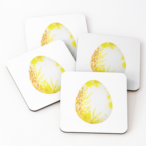 Item preview, Spring Yellow Watercolor Easter Egg designed and sold by PosterpartyCo.