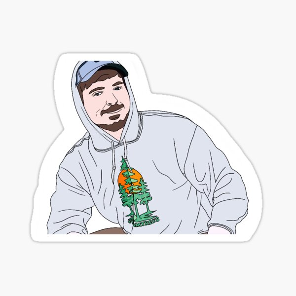 Mr Beast Stickers for Sale