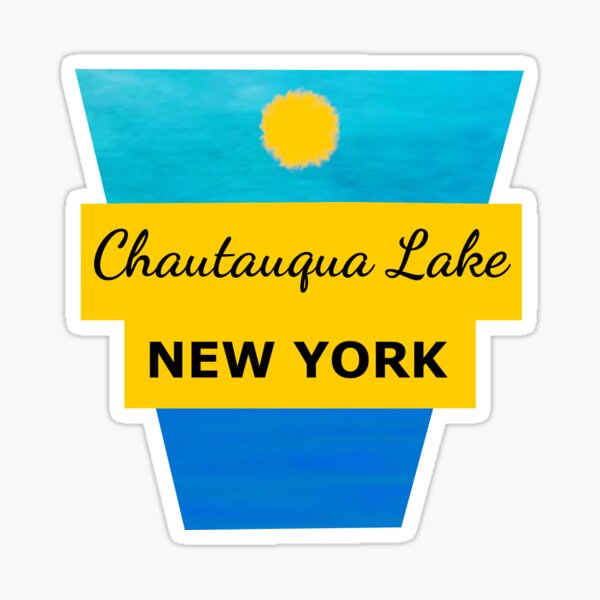 Chautauqua Lake New York Vacation Souvenir Sticker