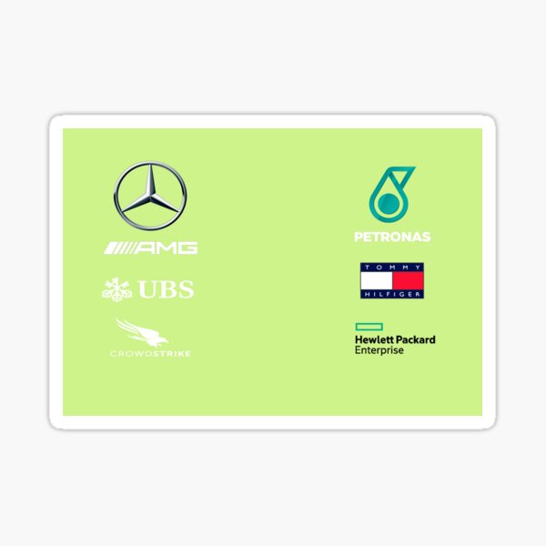 Copy of mercedes amg petronas f1 Sticker